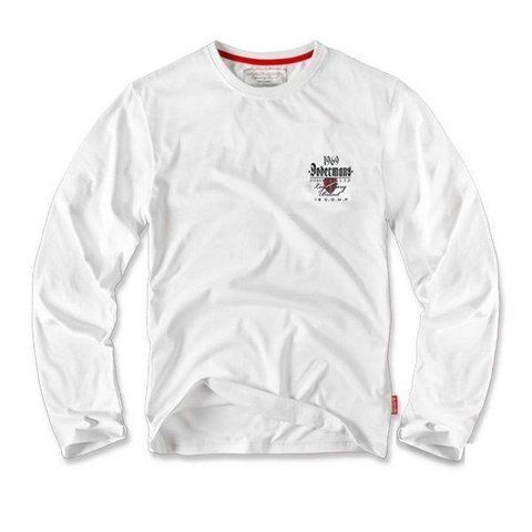 Футболка лонгслів Dobermans Aggressive Dobermans White (XL) LS19W фото