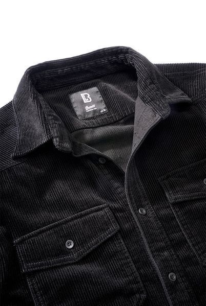 Рубашка Brandit Corduroy Classic Black (XL) 1887800593 фото