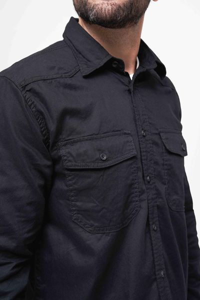 Brandit Рубашка Brandit Flanellshirt Black (M) 1887800595 фото