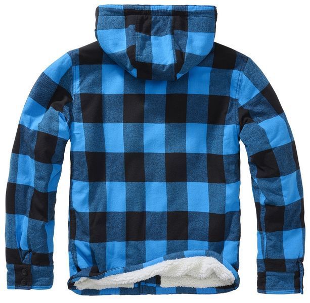 Куртка Brandit Lumber Jacket Hooded Black/Blue (S) 3172.183 фото