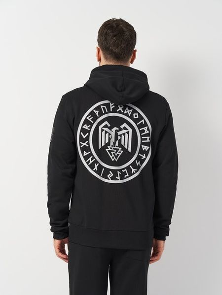 Толстовка Dark Side Valknut and bird Odin 06-013bk (XXXL) 2300844812 фото