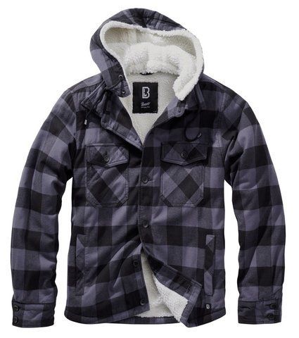 Куртка Brandit Lumber Jacket Hooded Black/Grey (XL) 3172.28 фото