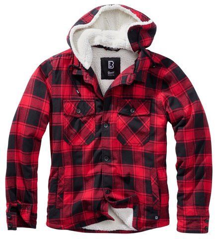 Куртка Brandit Lumber Jacket Hooded Red/Black (S) 3172.41 фото