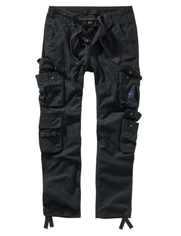 Штани Brandit Pure Slim Fit Black (XL) 1016.2 фото