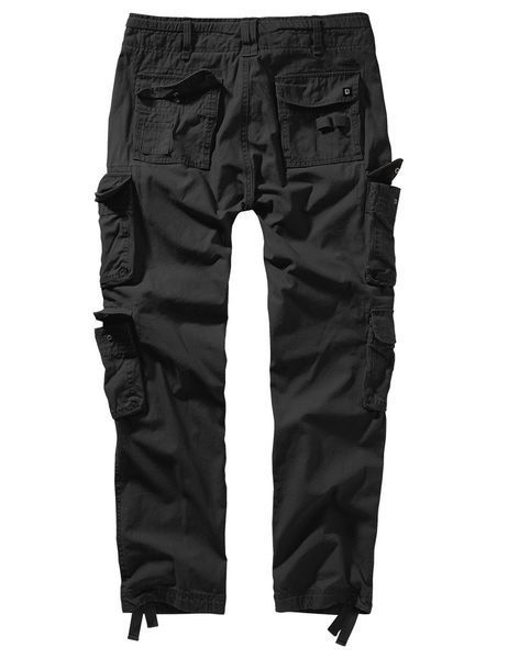 Штани Brandit Pure Slim Fit Black (XL) 1016.2 фото