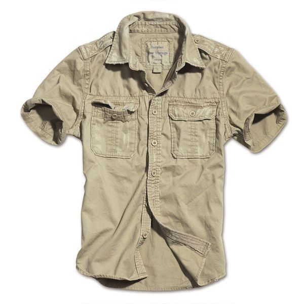 Рубашка Surplus Raw Vintage Shirt Beige (S) 1887792108 фото