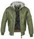 Куртка Brandit MA1 Sweat Hooded Olive/Grey (S) 3150.136 фото 1