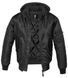 Куртка Brandit MA1 Sweat Hooded Black (S) 3150.2 фото 1